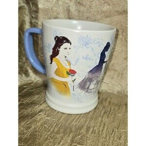 Disney Store Beauty and the Beast Mug – Belle & Beast Silhouette – Genuine...